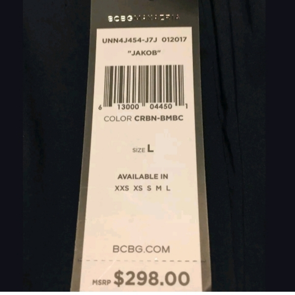 Bcbgmaxazria Jakob Asymmetrical Blazer Large - Picture 8 of 8